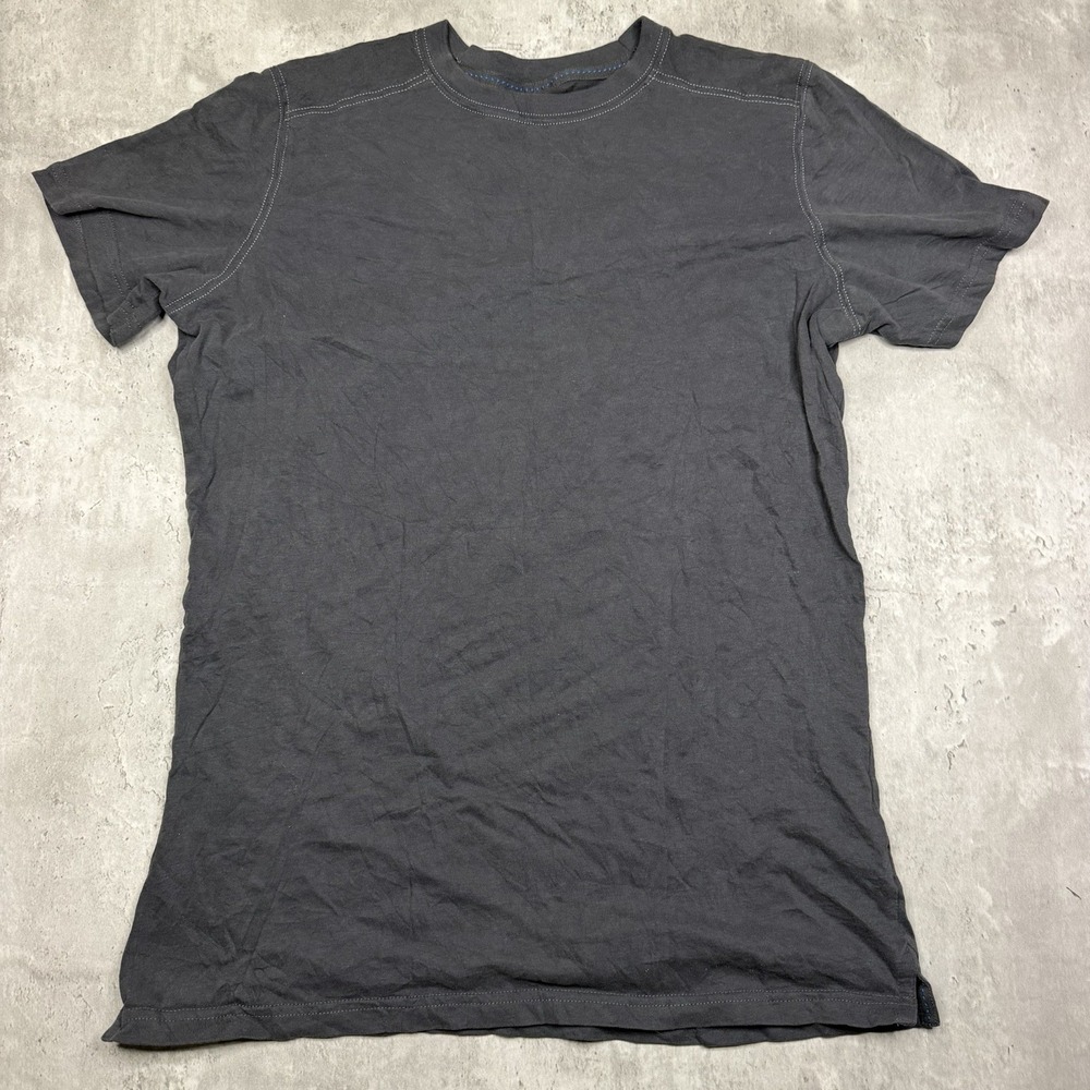 Kuhl Wildfibre Mens Small Gray Short Sleeve Cotton Essential Hike T-Shirt